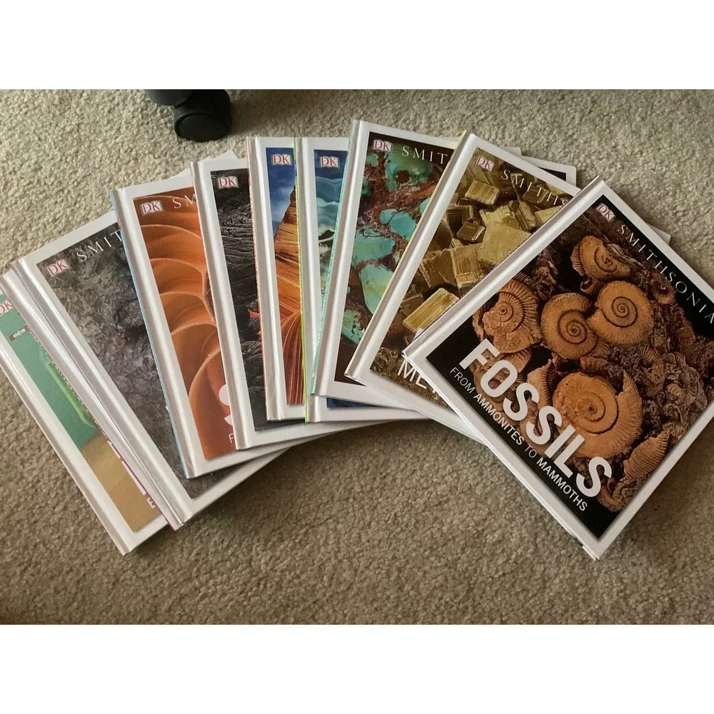 DK Smithsonian Rock and Gem Collection 10 Hardcover Book Set Geology Science